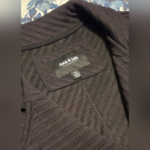 Linear Knit Moto Jacket - Picture 4 of 5